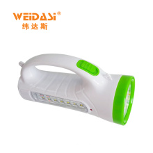 Weidasi de bonne qualité ABS extérieur rechargeable projecteur conduit torche à bas prix